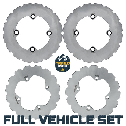 Traild Ridge Rider Rotors for Polaris Ranger XP - Full Vehicle Set
