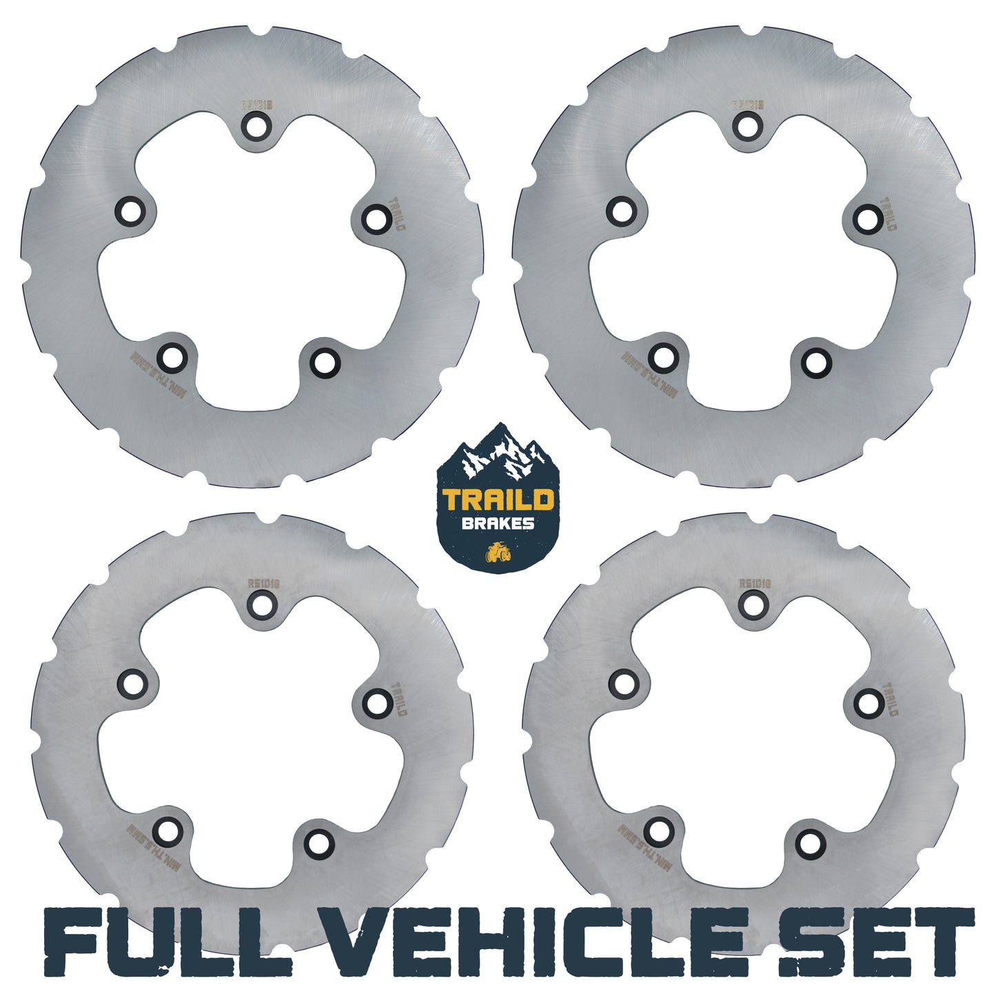 Traild Ridge Rider Rotors for CFMoto U10 Full Vehicle Set
