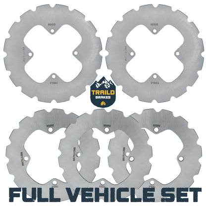 Polaris Sportsman 400/450/500/570/700/800 2007-2026 Ridge Rider Disc Brake Rotor Kit