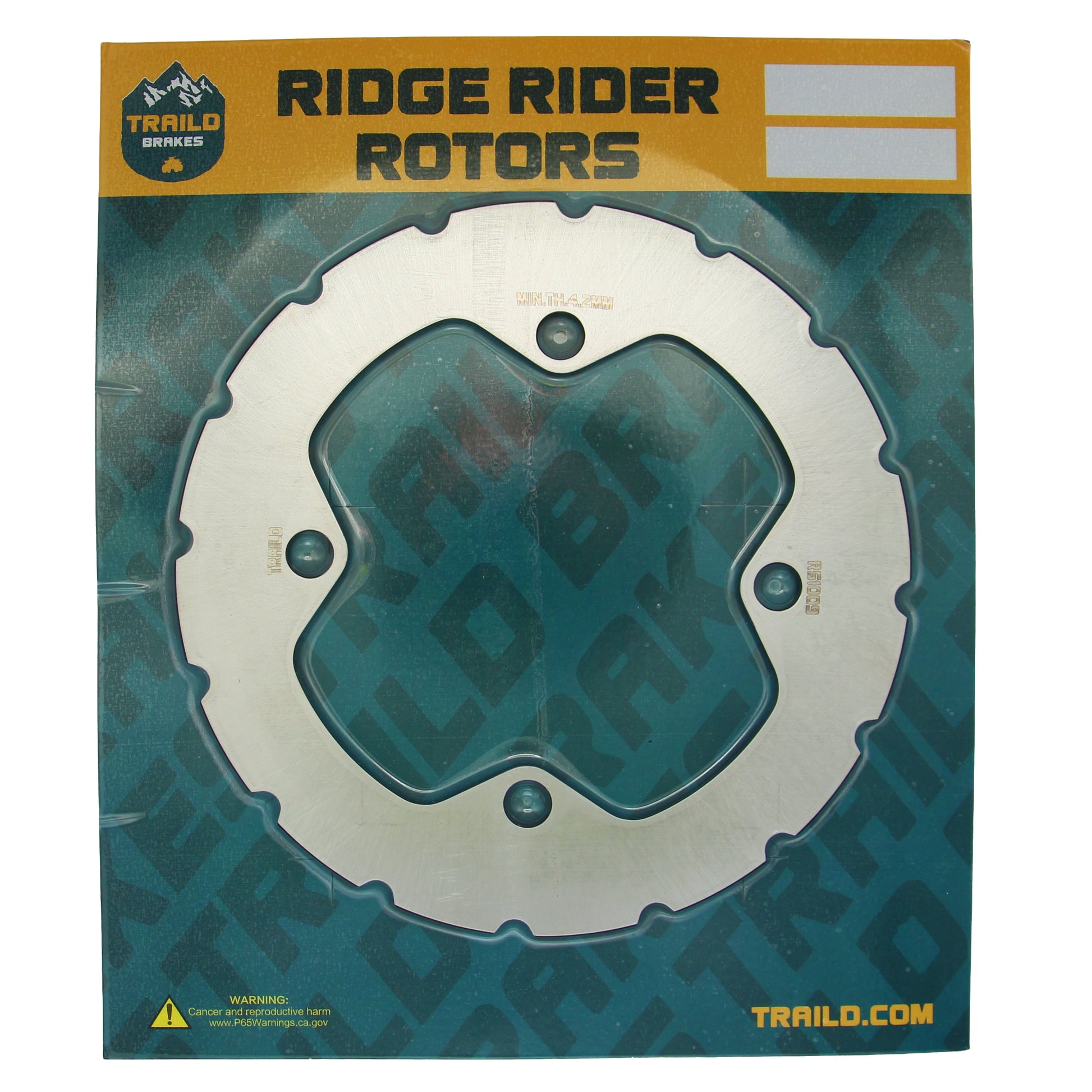 Traild RS1009 Ridge Rider Brake Rotor in Retail Packaging