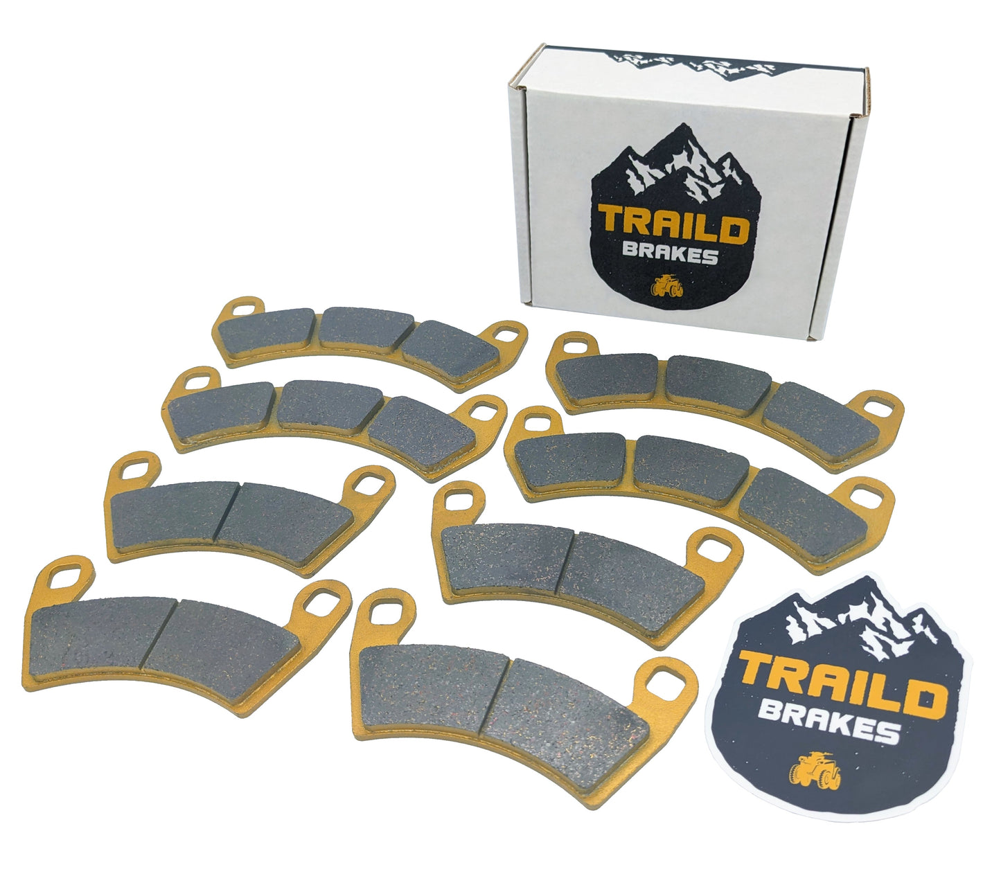 Traild Ceramic Brake Pad Set for Polaris RZR Turbo in Packaging