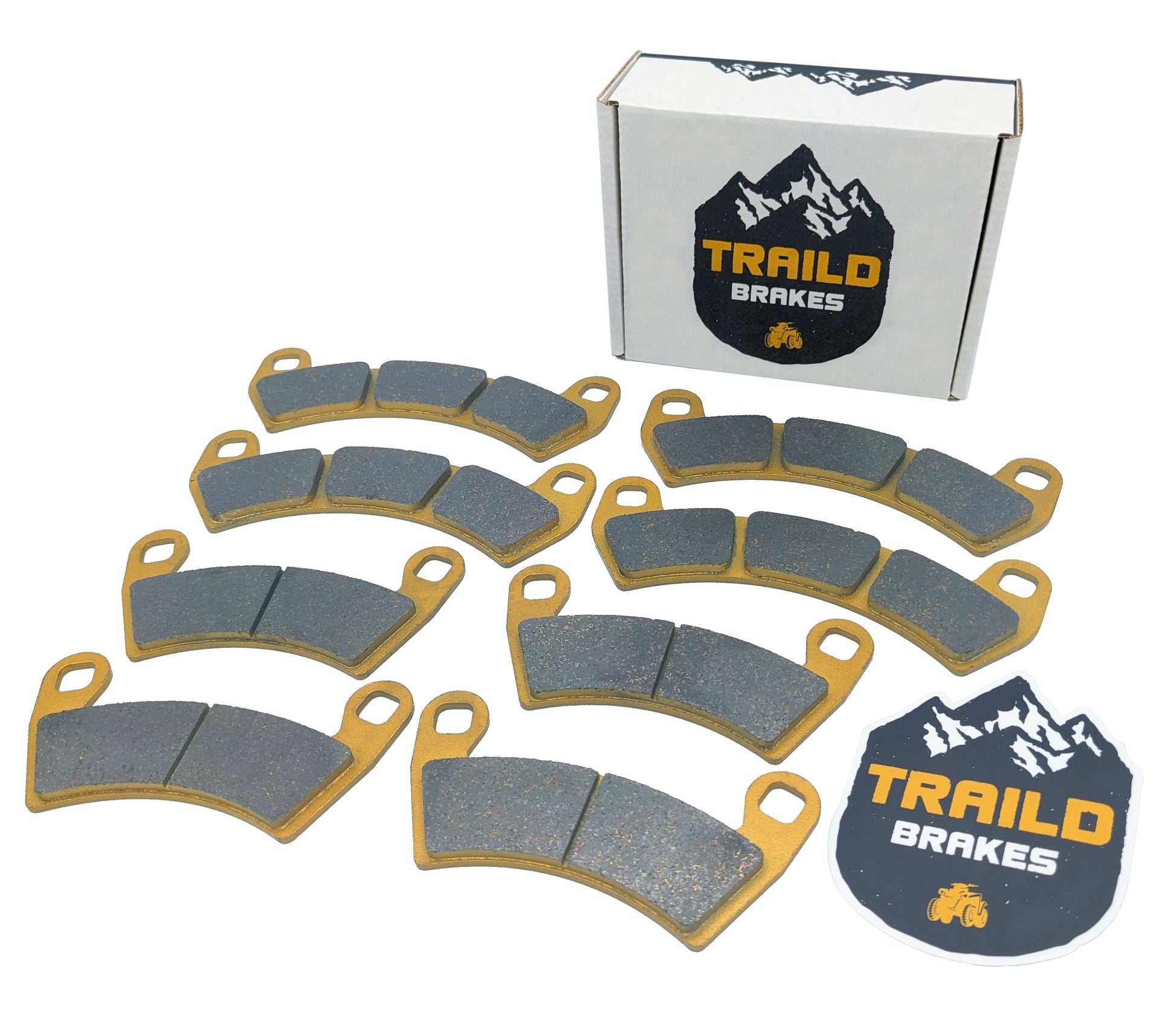 Traild Ceramic Brake Pad Set for Polaris RZR Turbo in Packaging