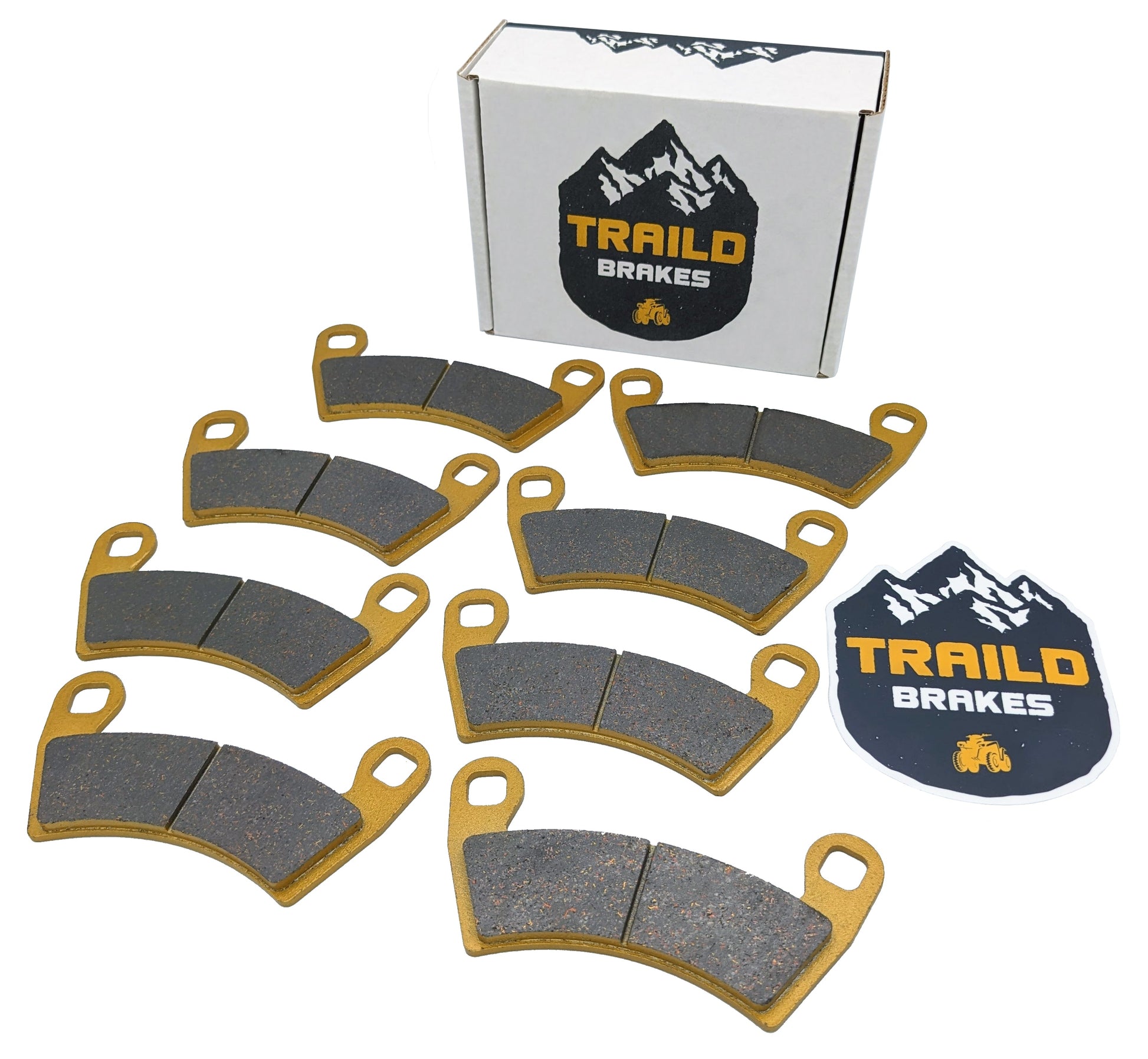 Traild Ceramic Brake Pad Set for Polaris RZR XP in Packaging