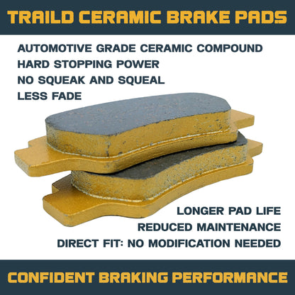 Gas-Gas EC125/EC200/EC250/EC300/E450/FSE450/EC515 1997-2009 Ceramic Brake Pad Set