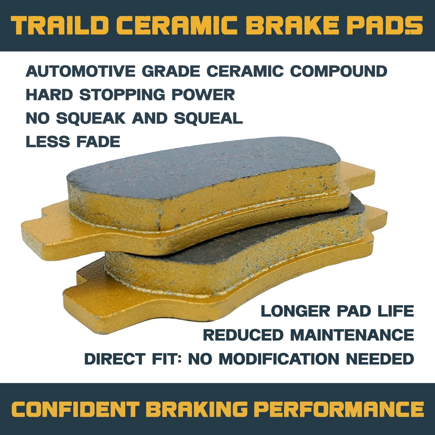 Suzuki RM125/RM250/RMX250 1996-2008 Ceramic Brake Pad Set