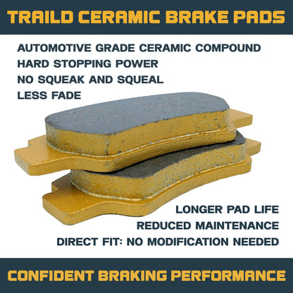 Gas-Gas EC125/EC200/EC250/EC300/XC200/XC250/XC300 2010-2020 Ceramic Brake Pad Set