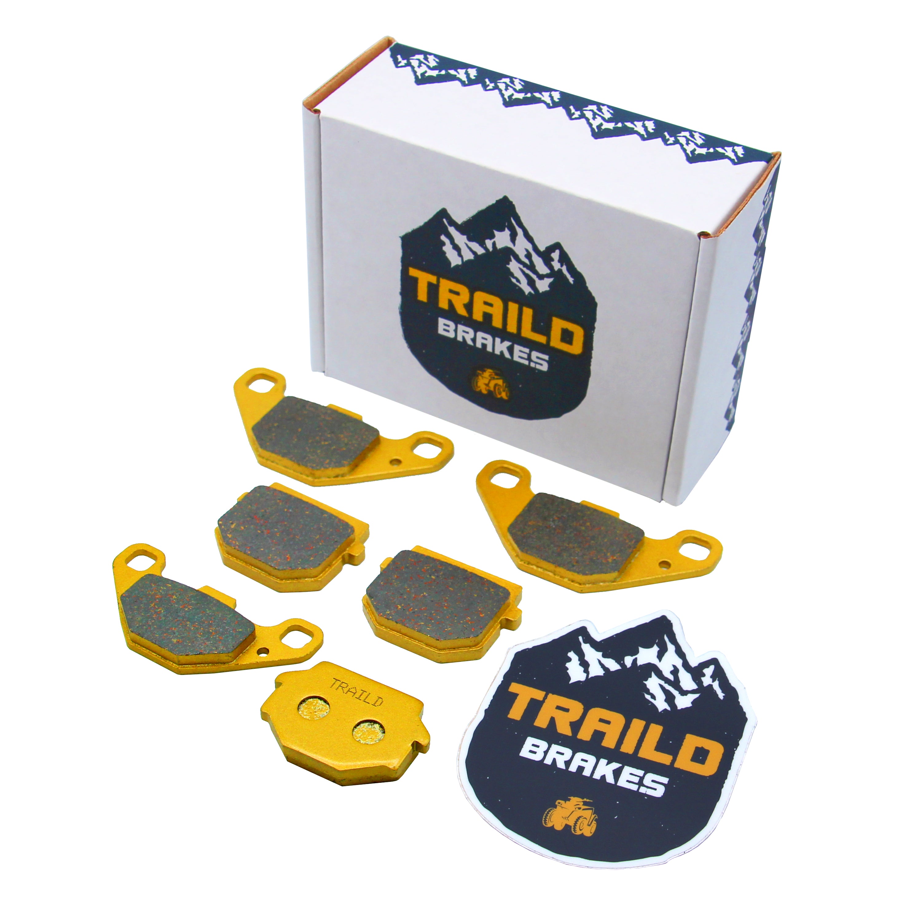 Yamaha YFM Grizzly 300 2012-2013 Ceramic Brake Pad Set – Traild