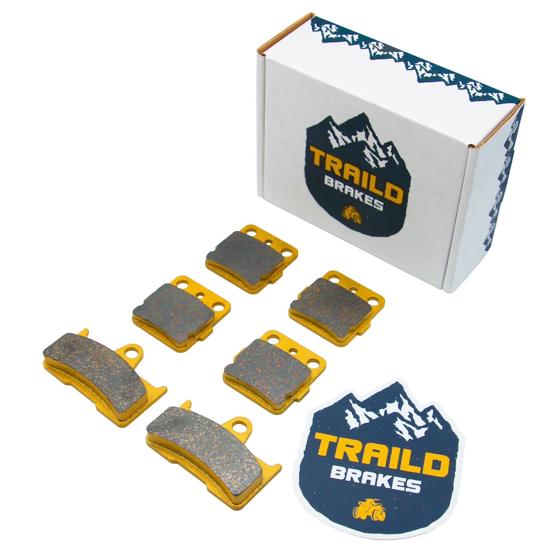 Traild Ceramic Brake Pad Set for Yamaha Grizzly 660 in Packaging