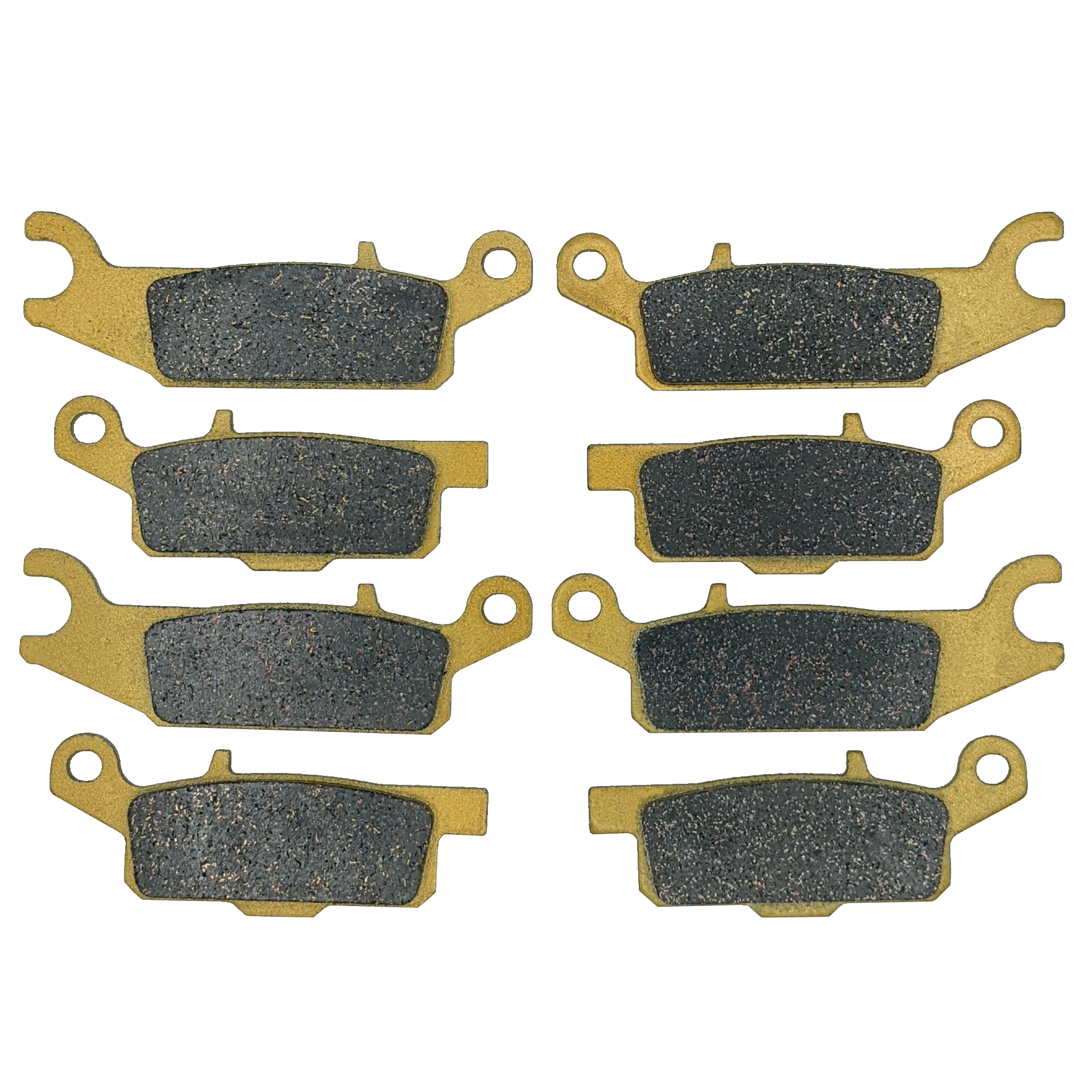 Traild Ceramic Brake Pad Set for Yamaha Grizzly - Face View No Background
