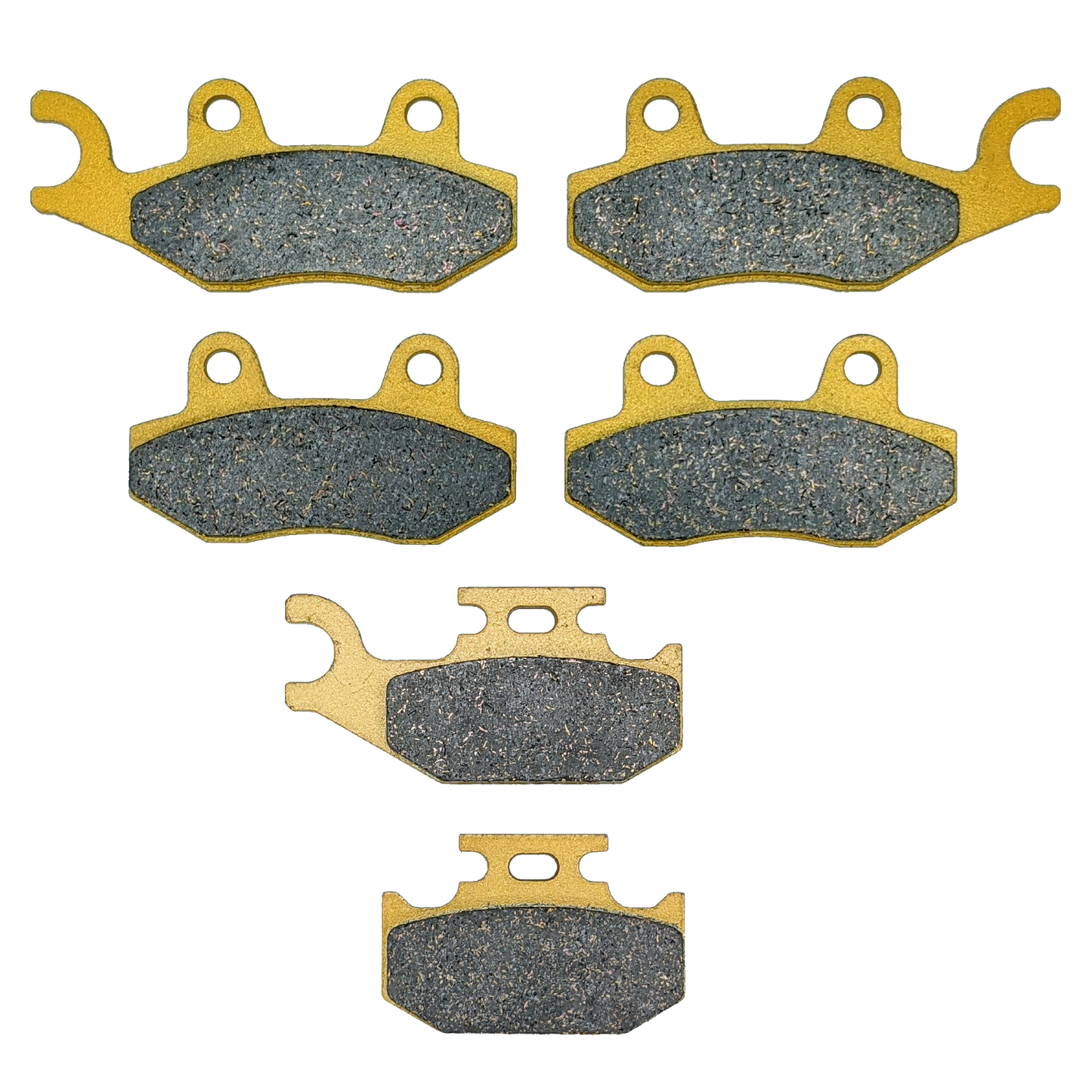 Traild Ceramic Brake Pad Set for Yamaha Raptor - Face View No Background