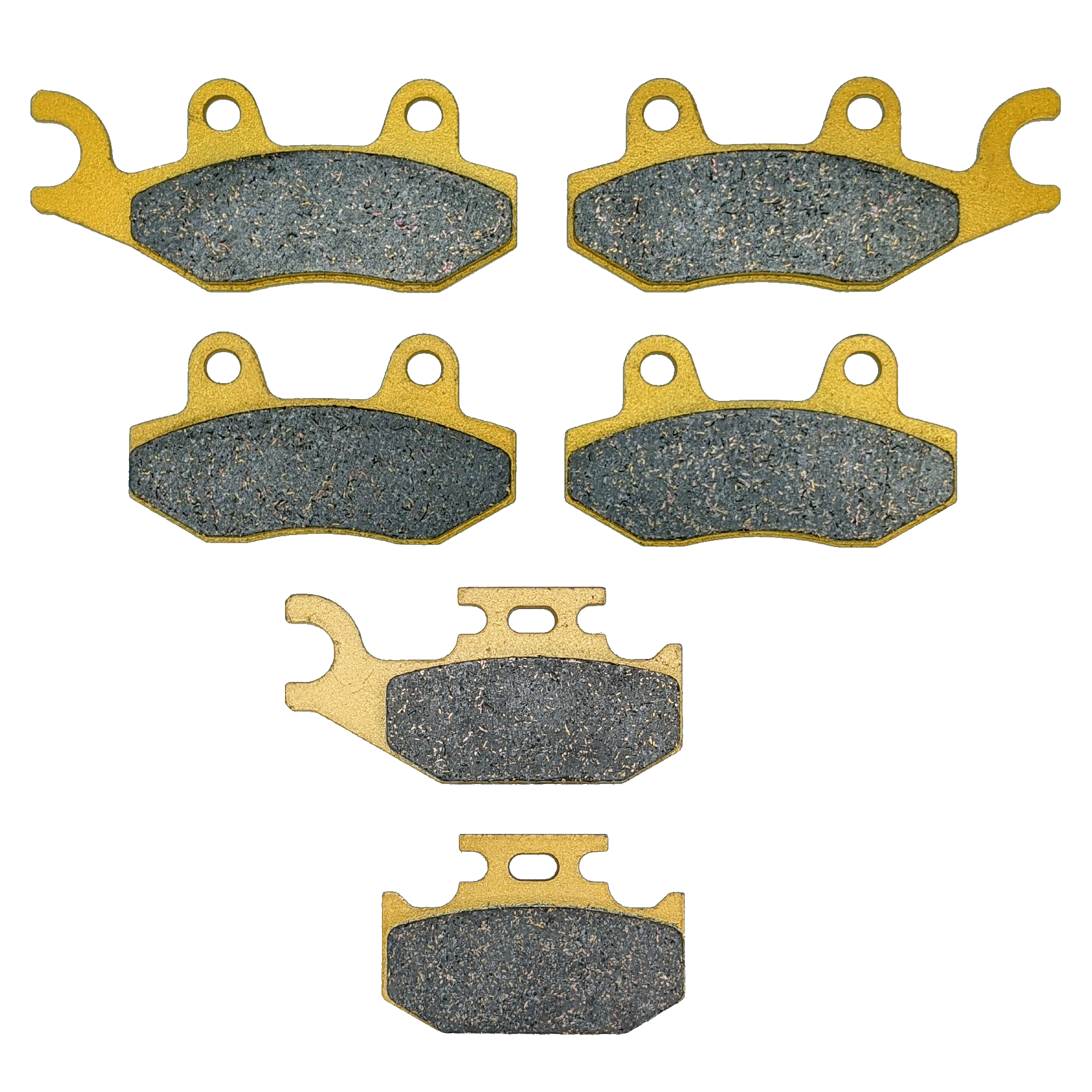 Traild Ceramic Brake Pad Set for Yamaha Raptor - Face View No Background