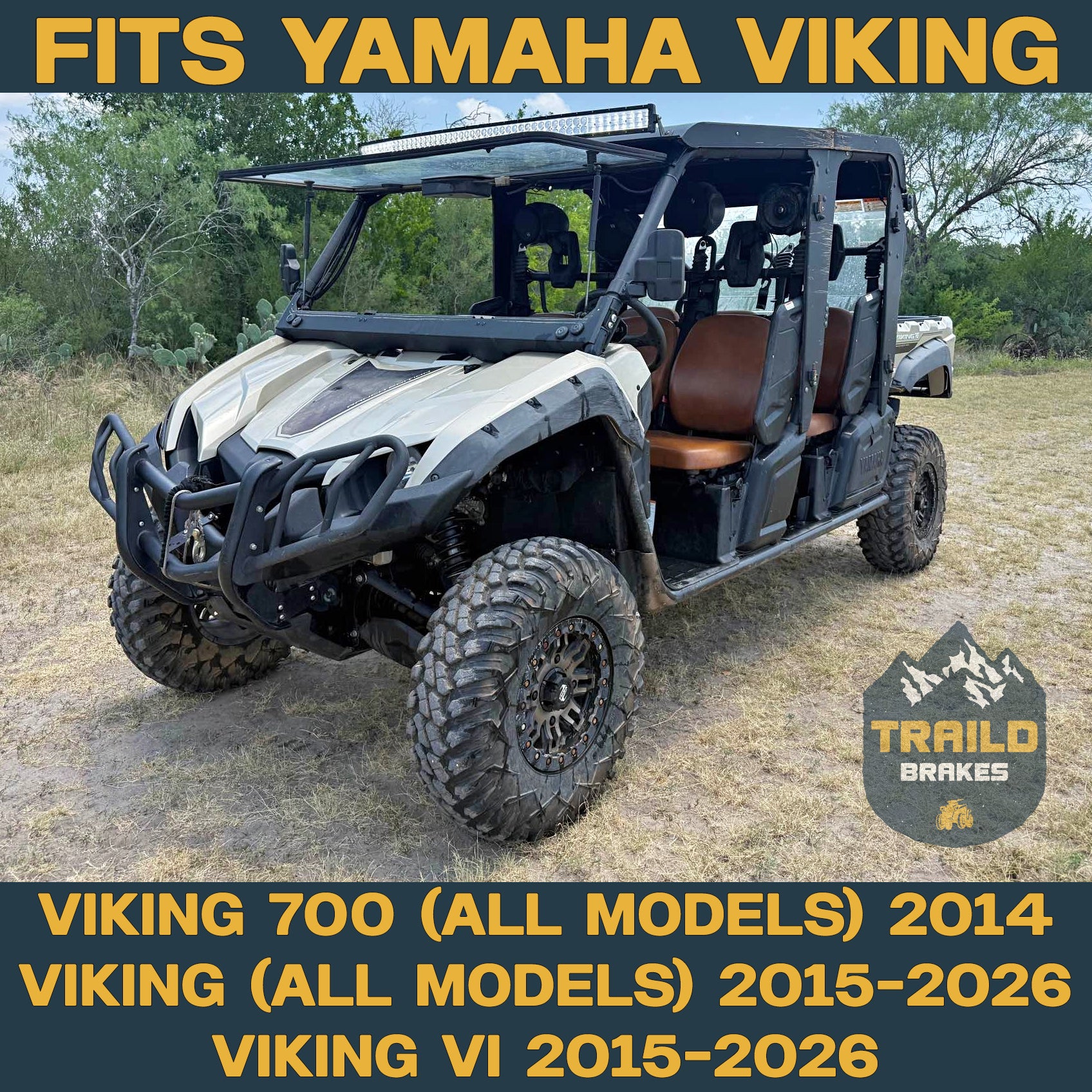 Traild brake pad fitment for Yamaha Viking