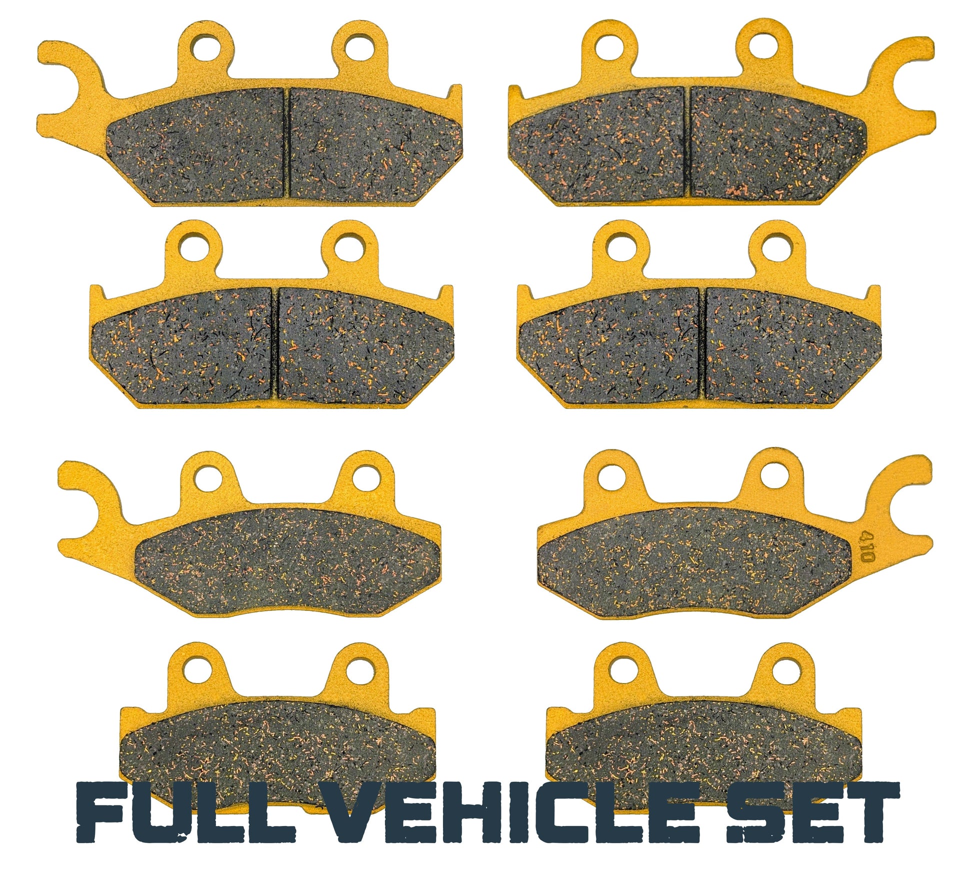 Traild Ceramic Brake Pad Set for Yamaha Wolverine - Full Vehicle Set