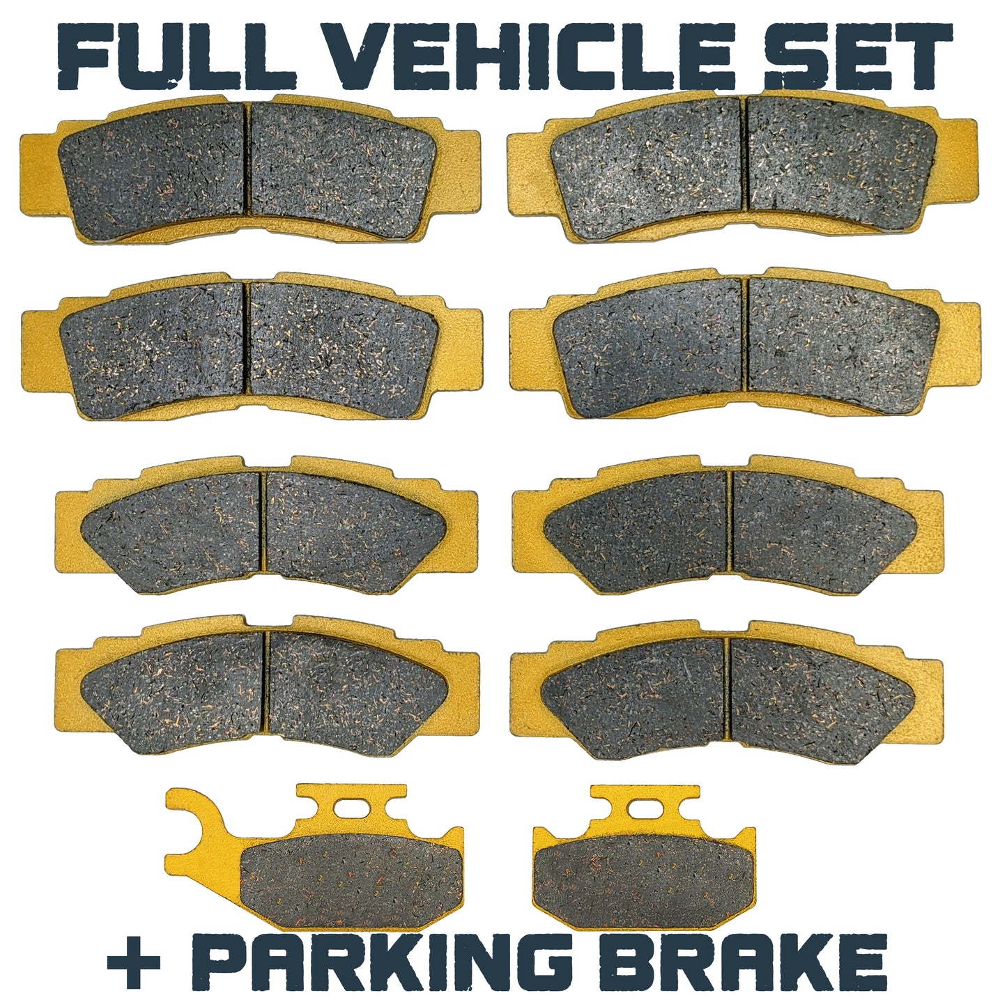 Traild Ceramic Brake Pad Set with parking brake for Yamaha RMAX