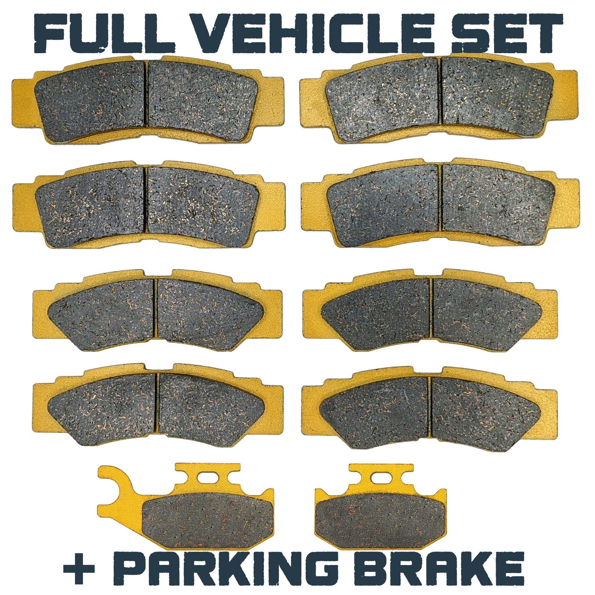 Traild Ceramic Brake Pad Set with parking brake for Yamaha RMAX