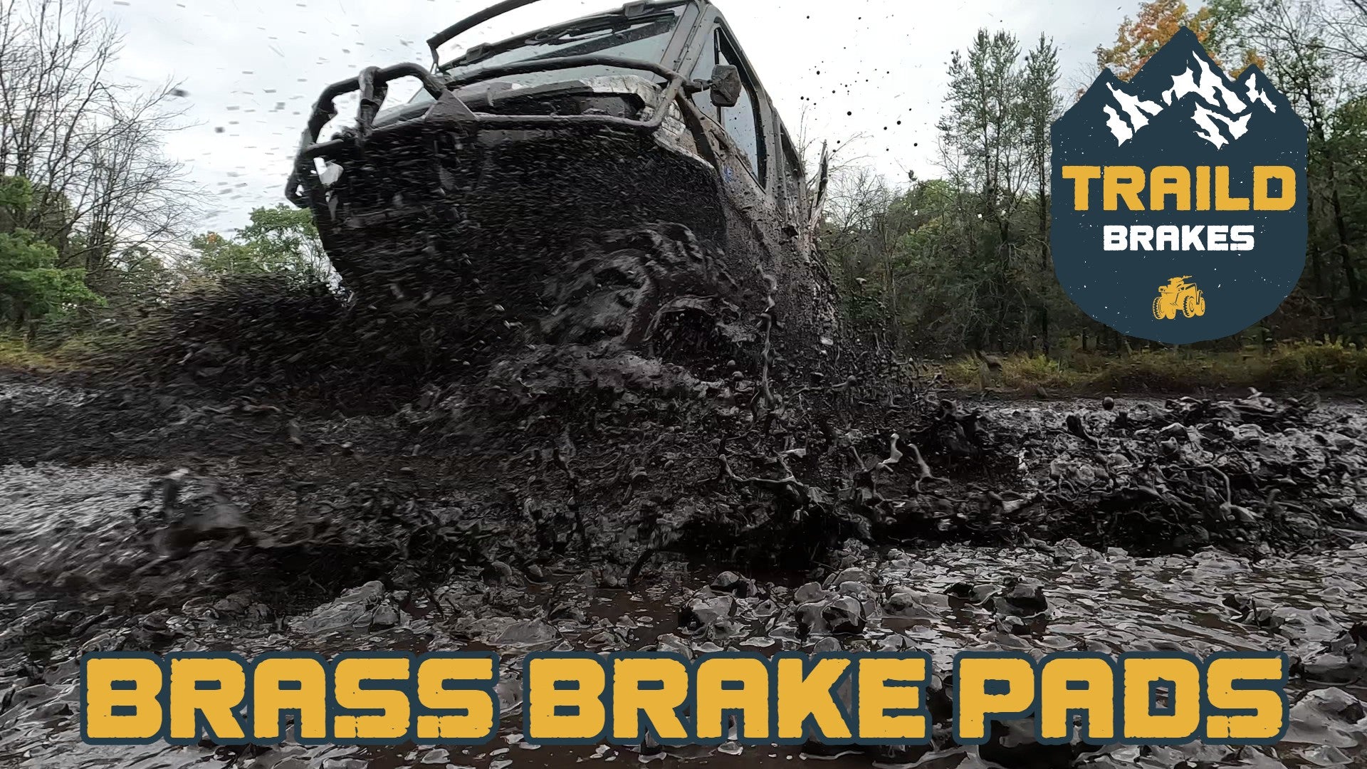 Load video: Traild Brass Brake Pads Features