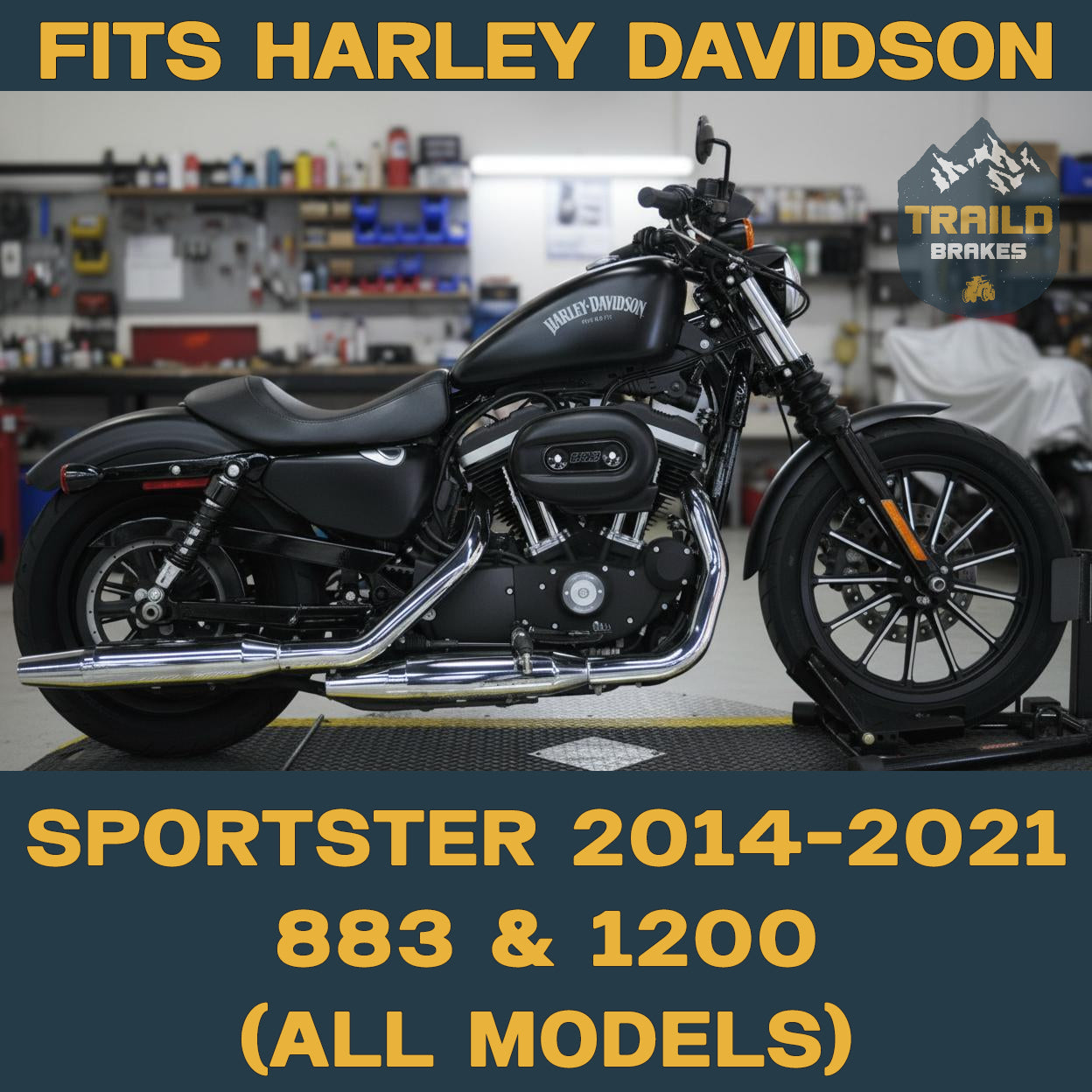 Harley-Davidson Sportster Evo 2014-2022 Ceramic Brake Pad Set